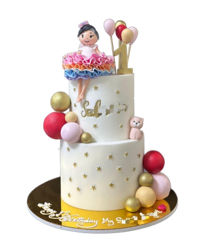 Baby Girl Theme Cake